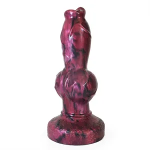 8.5 Inch Silicone Dog Dildo with Big Knot Werewolf Animal Penis