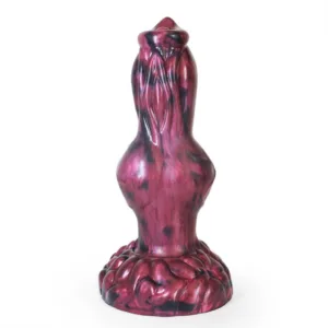 8.5 Inch Silicone Dog Knot Dildo Werewolf Animal Penis