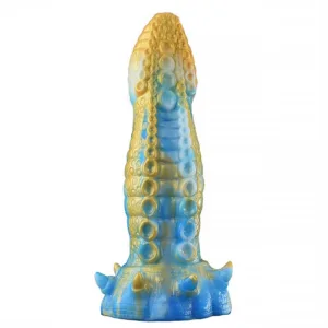 8 Inch Blue / Pink Octopus Tentacle Dildo Fantasy Silicone Sex Toy