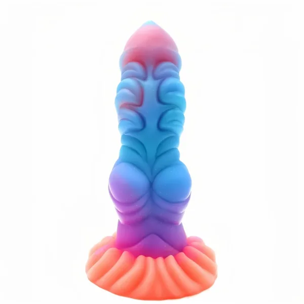 8 Inch Fat Alien Knot Dildo Silicone Fantasy Sex Toy