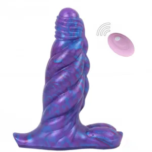 5 Inch Vibrating Alien Dildo with Remote