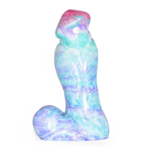 9 Inch Thick Big Mushroom Head Dog Dildo with Balls