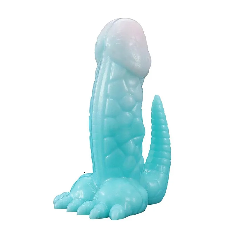 6 / 8.5 Inch Big Head Dragon Dildo Silicone Animal Shaped Toy