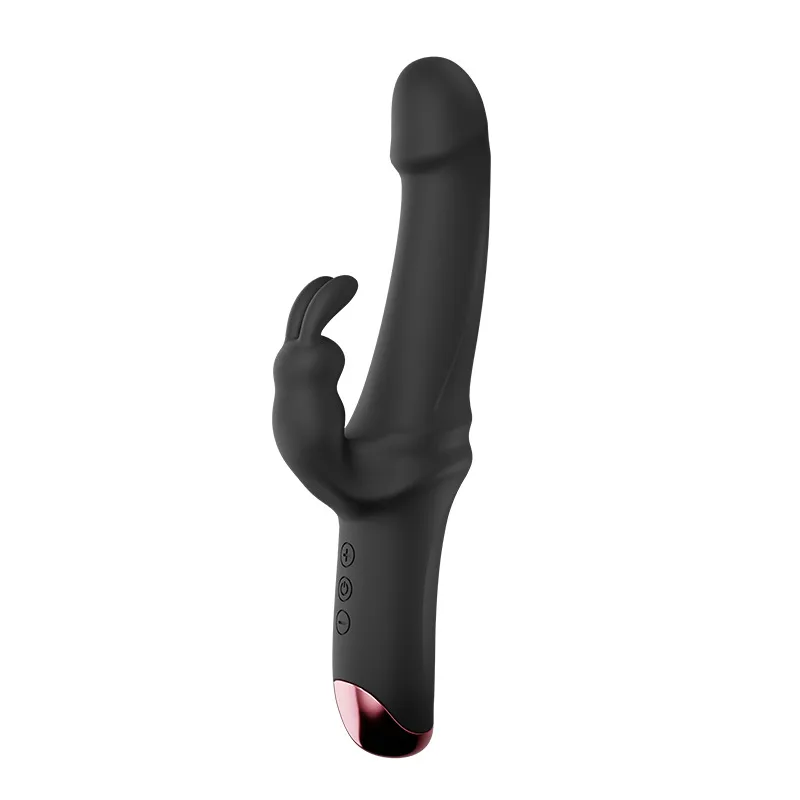 10 Powerful Vibration Black Rabbit Vibrator