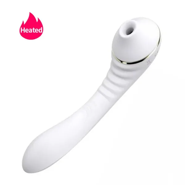 2 in 1 Heated Vibrator Clit Sucking and G-spot Stimulator