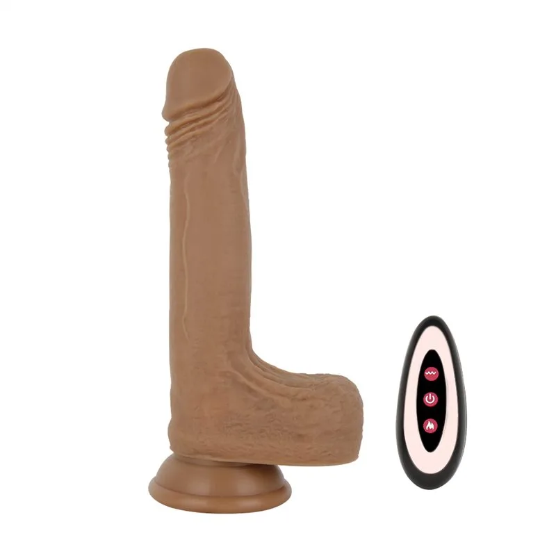 7.5 Inch Lifelike Vibrating and Thrusting Dildo for Beginner