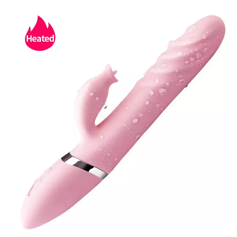 Best Heating Telescopic Vibration Dildo G Spot Vibrator T60726