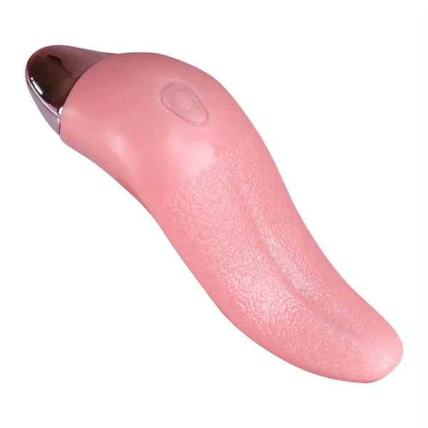 10 Vibration Realitic Tongue Vibrator Oral Sex Toy