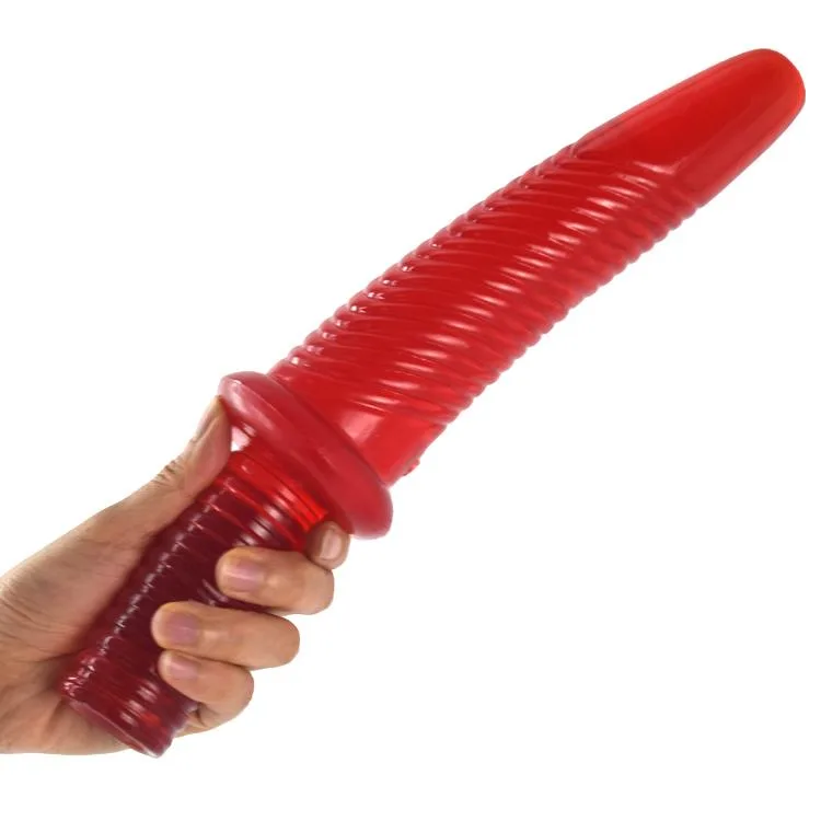 12 Inch Sword Anal Dildo With Handle PVC Butt Plug